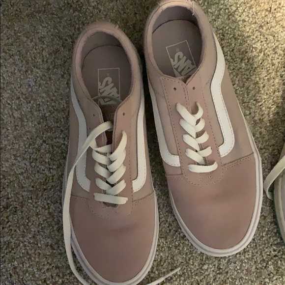 faded pink vans